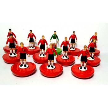 Subbuteo Andrew Table Manchester United 60's on classic Hasbro bases